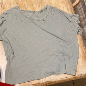 green short sleeve AMERICAN EAGLE TOP